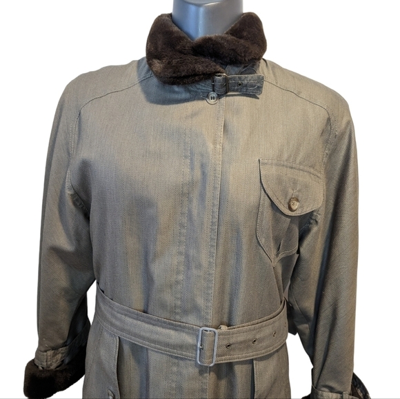 Vintage Bartsons tan trench coat - Picture 3 of 16